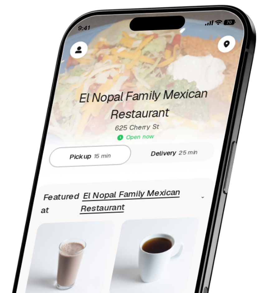 El Nopal Family Mexican Restaurant app preview