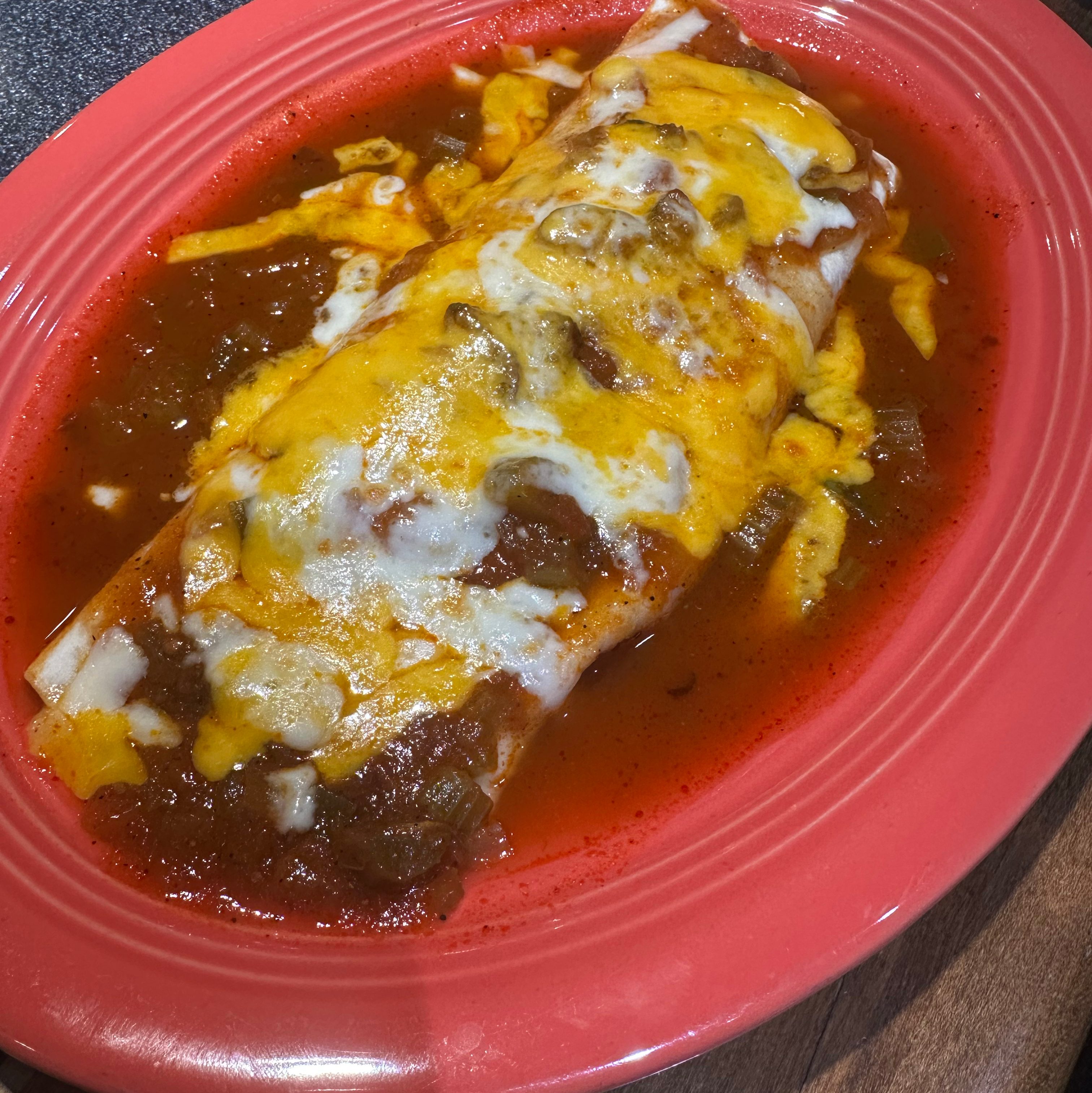 Beef & Bean Burrito.